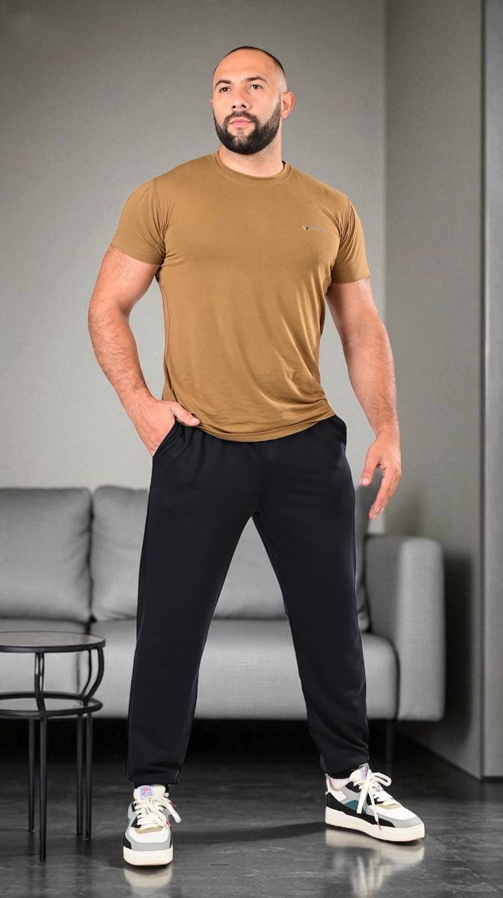 Штани тренувальні з двонитки LOGOS