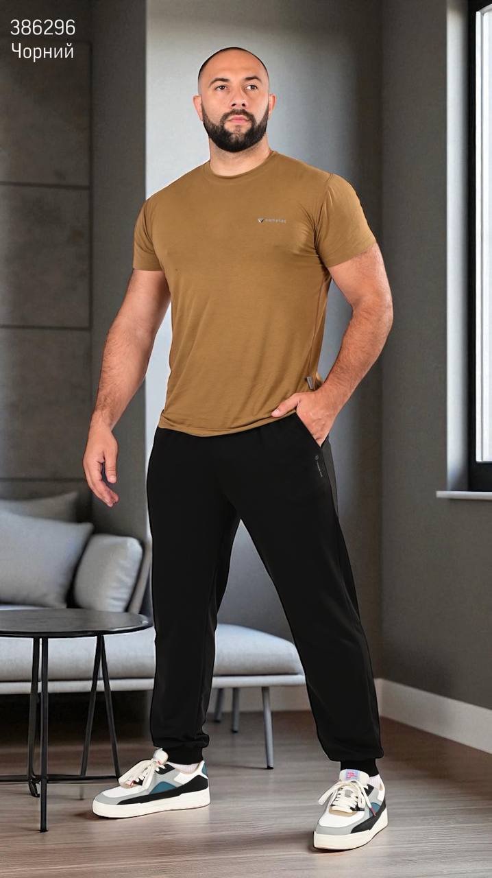 Штани тренувальні з двонитки LOGOS Штани тренувальні з двонитки LOGOS