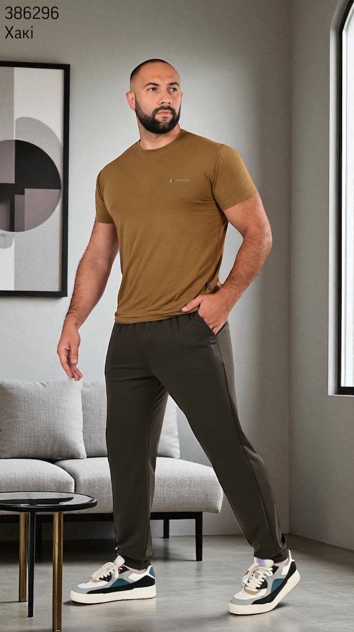 Штани тренувальні з двонитки LOGOS Штани тренувальні з двонитки LOGOS